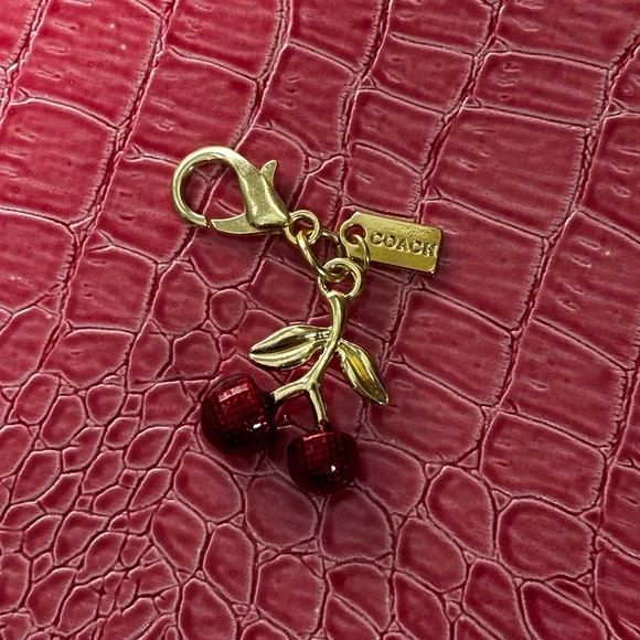 🍒 Coach Mini Cherry Charm - Picture 2 of 4
